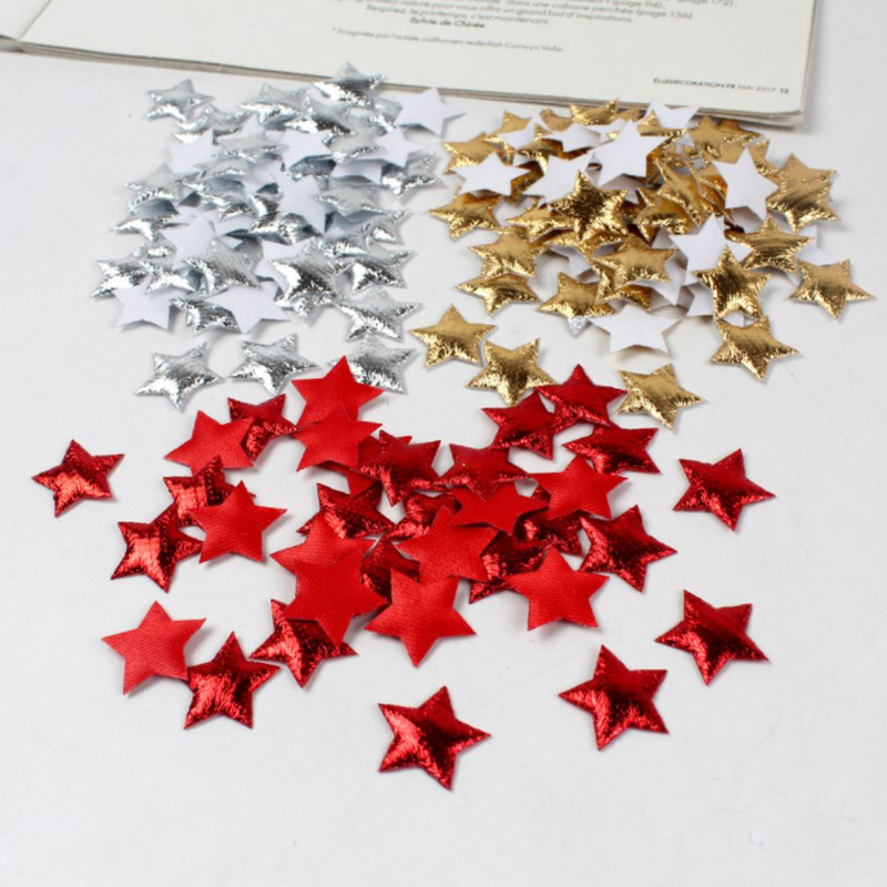 100 個ゴールド/シルバー星クリスマスパーティーの装飾泡生 - Embellishments For Scrapbooking のレビューと価格