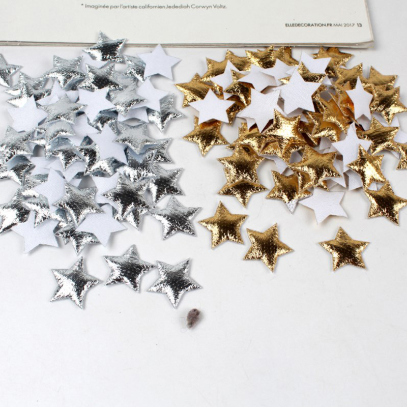 100 個ゴールド/シルバー星クリスマスパーティーの装飾泡生 - Embellishments For Scrapbooking のレビューと価格